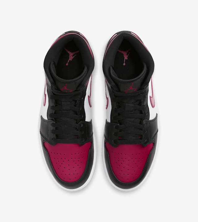 womens jordan air jordan 1 mid noble red
