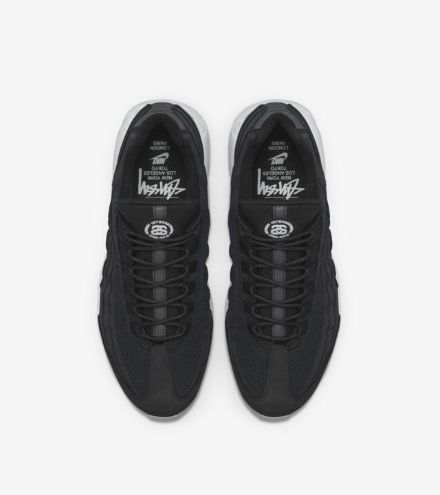 black air max with white