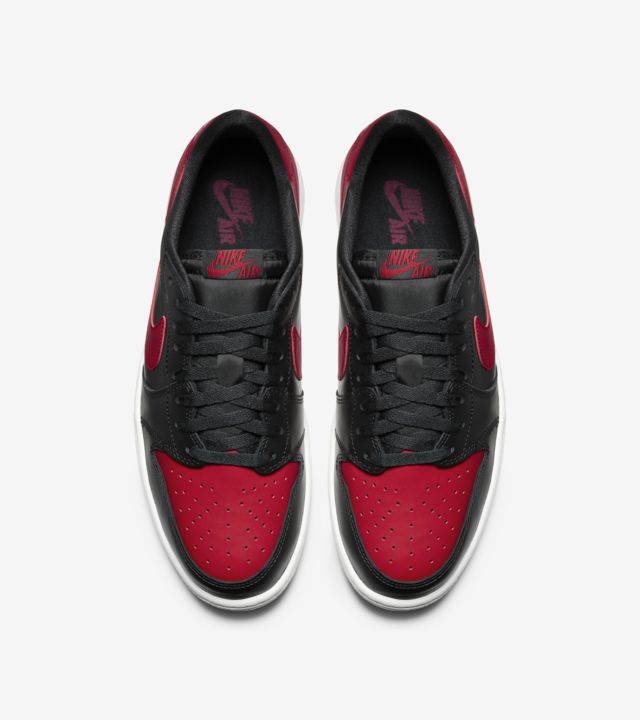 Air Jordan 1 Retro Low 'Black & Varsity Red' Release Date. Nike SNKRS