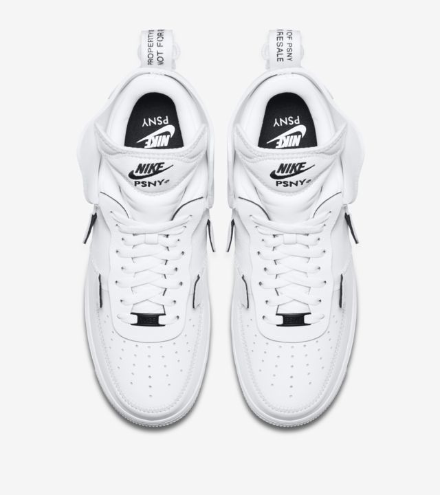Nike Air Force 1 High PSNY 'Triple White' Release Date. Nike SNKRS AT