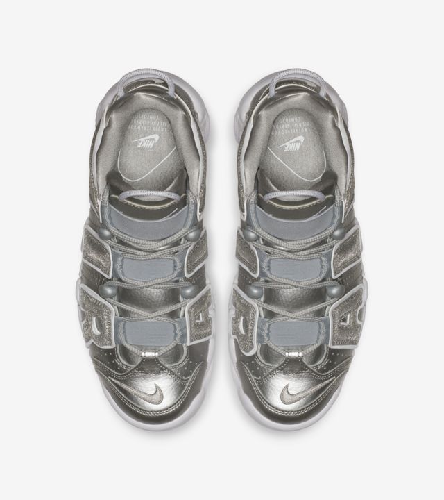 Women's Nike Air More Uptempo 'Metallic Silver & White' Release Date ...