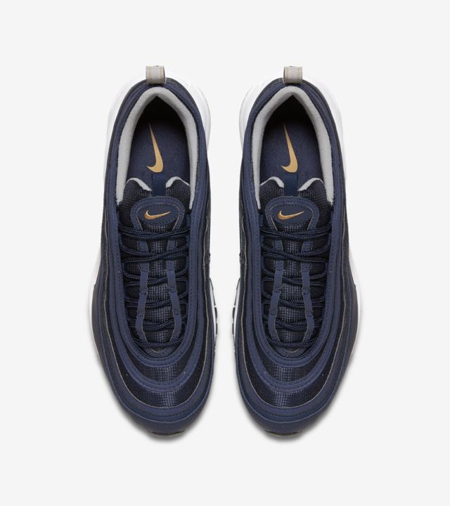 Nike Air Max 97 Midnight Navy And Metallic Gold Release Date Nike Snkrs Nl