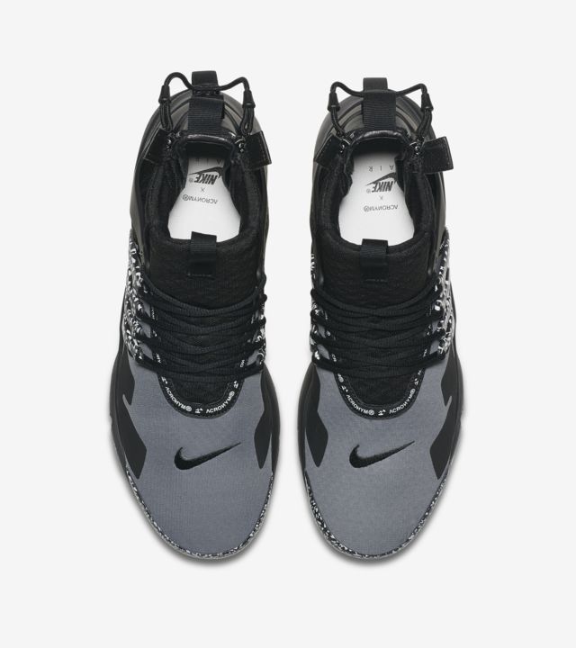 Air Presto Mid Utility X Acronym 'Cool Grey & Black' Release Date. Nike ...