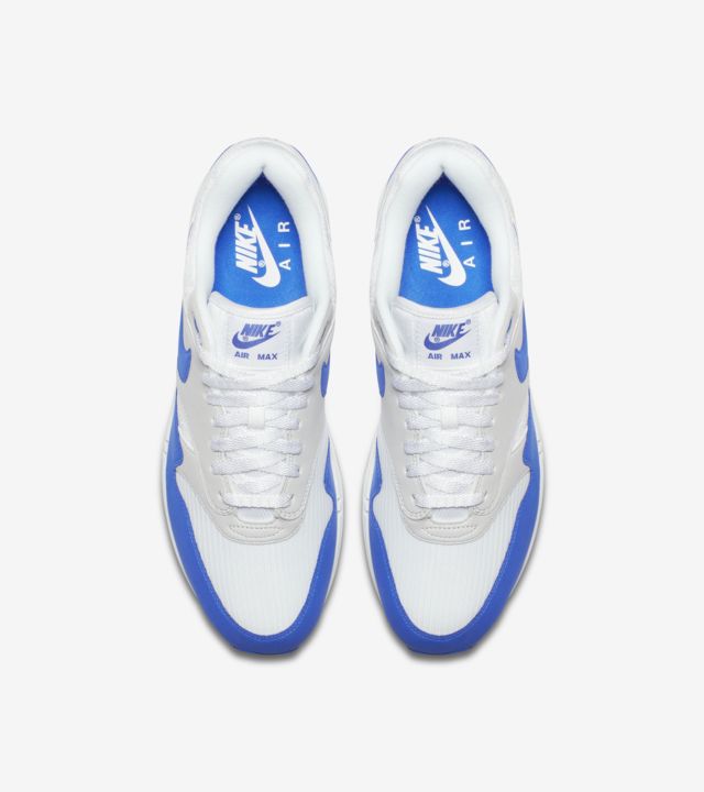 Nike Air Max 1 Anniversary „White & Neutral Grey & Game Royal ...