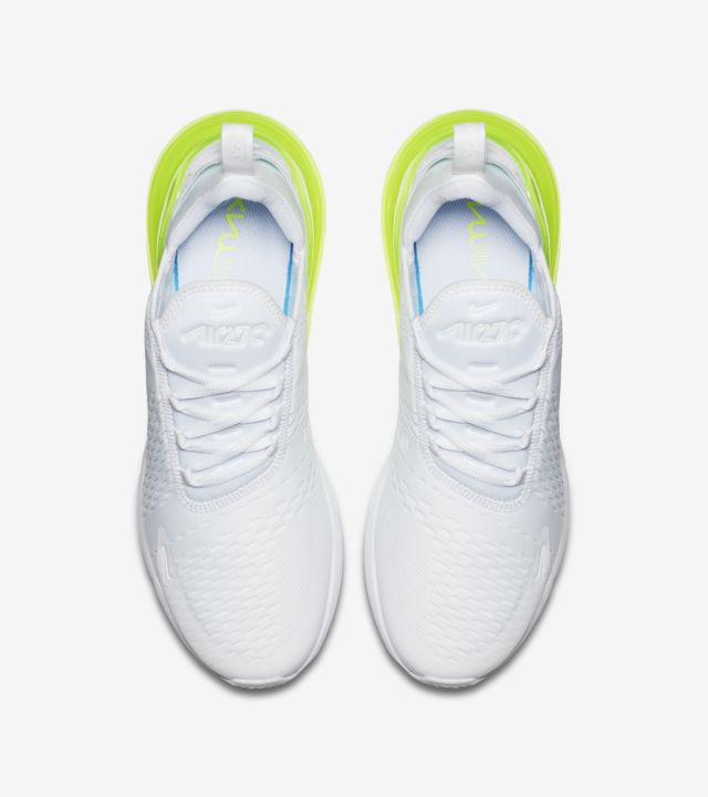 Nike Air Max 270 White Pack 'Volt' Release Date. Nike SNKRS