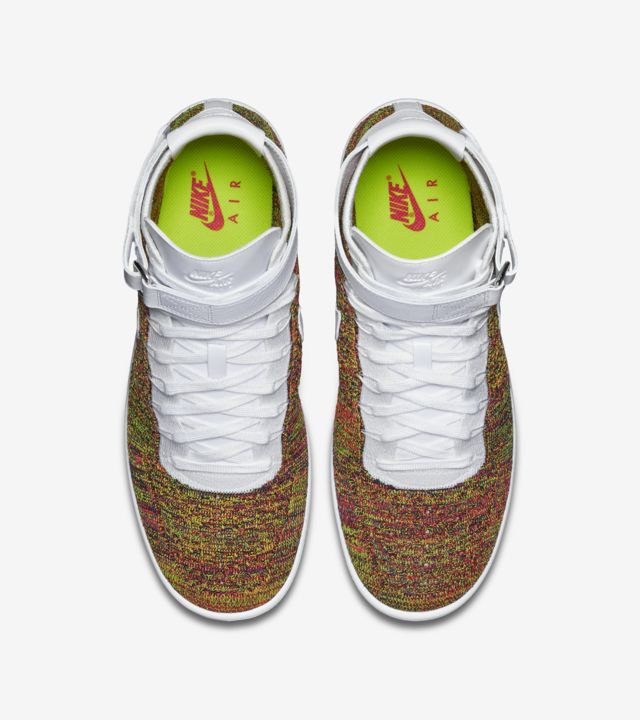 nike air force white multicolor