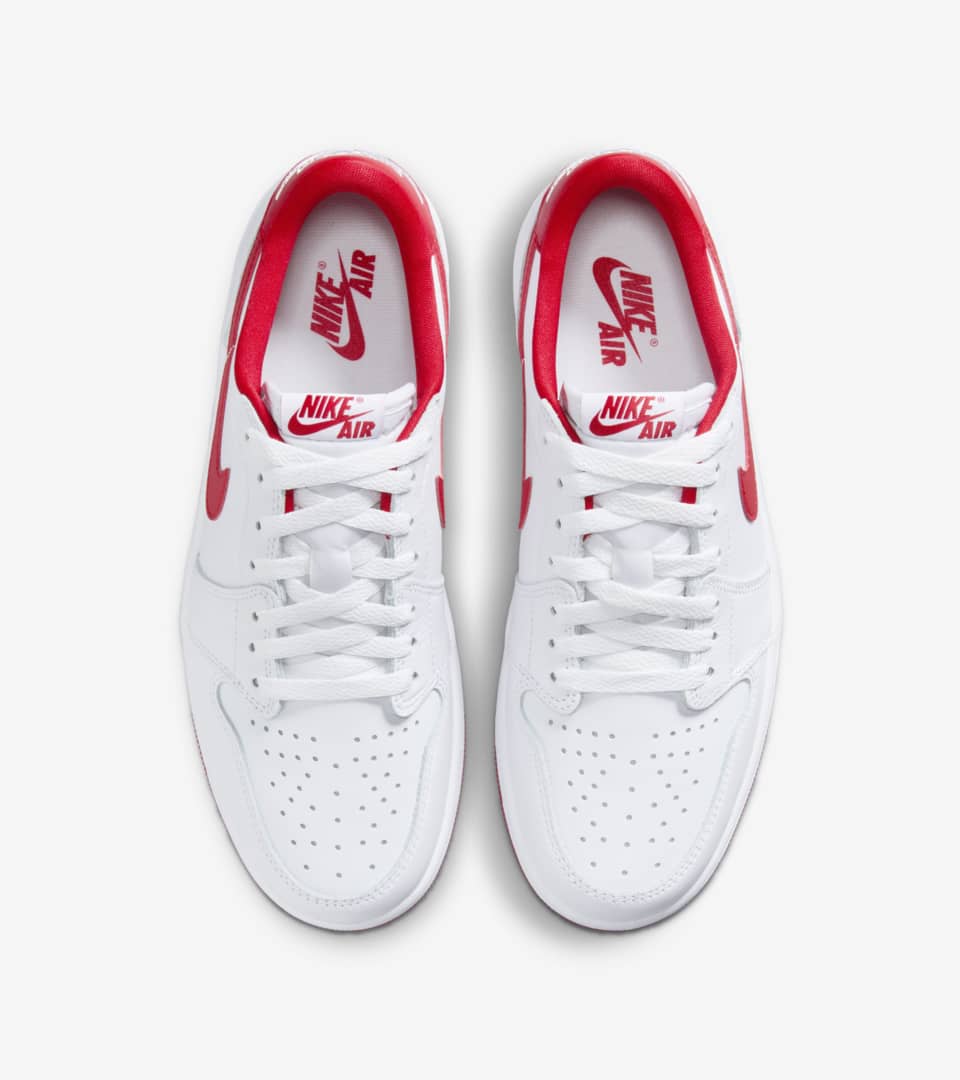 Air Jordan 1 Low OG 'White/Red' (CZ0790-161) release date. Nike