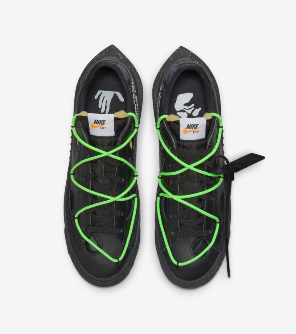 NIKE公式】ブレーザー LOW x Off-White™️ 'Black and Electro Green