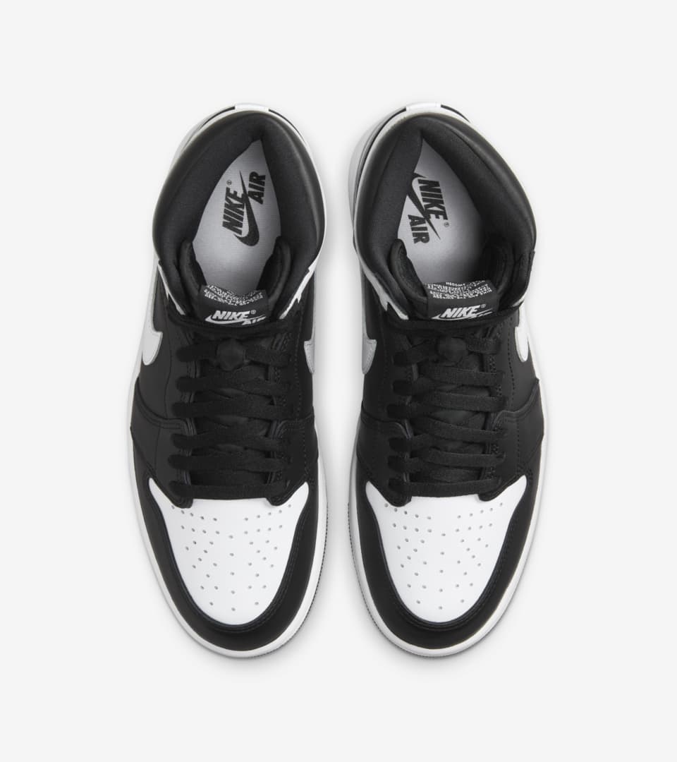 Air jordan retro shop high black white