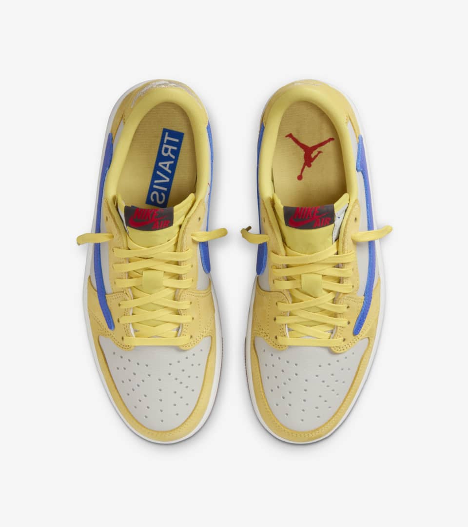 Women's Air Jordan 1 Low OG x Travis Scott 'Canary' (DZ4137-700 