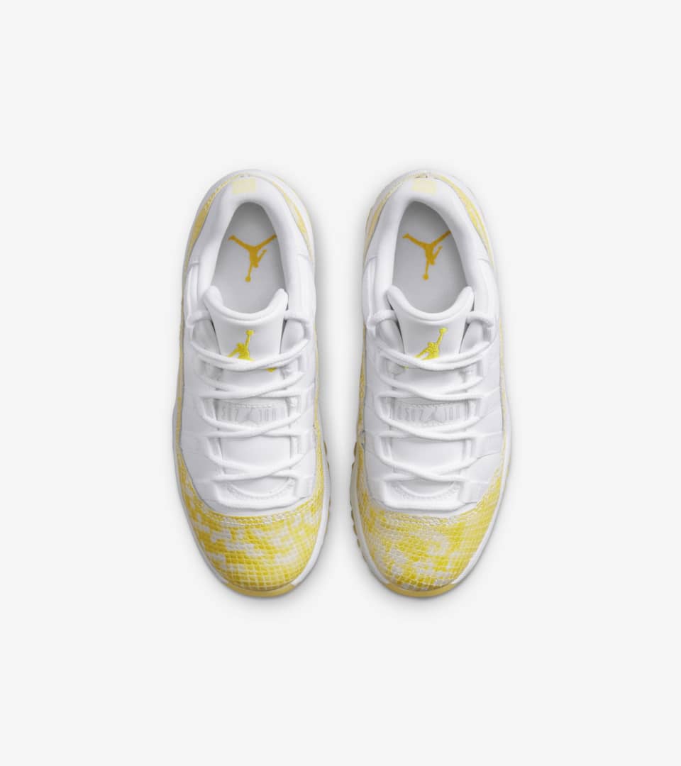 Younger Kids' Jordan 11 'Yellow Snakeskin' (580522-107). Nike SNKRS GB