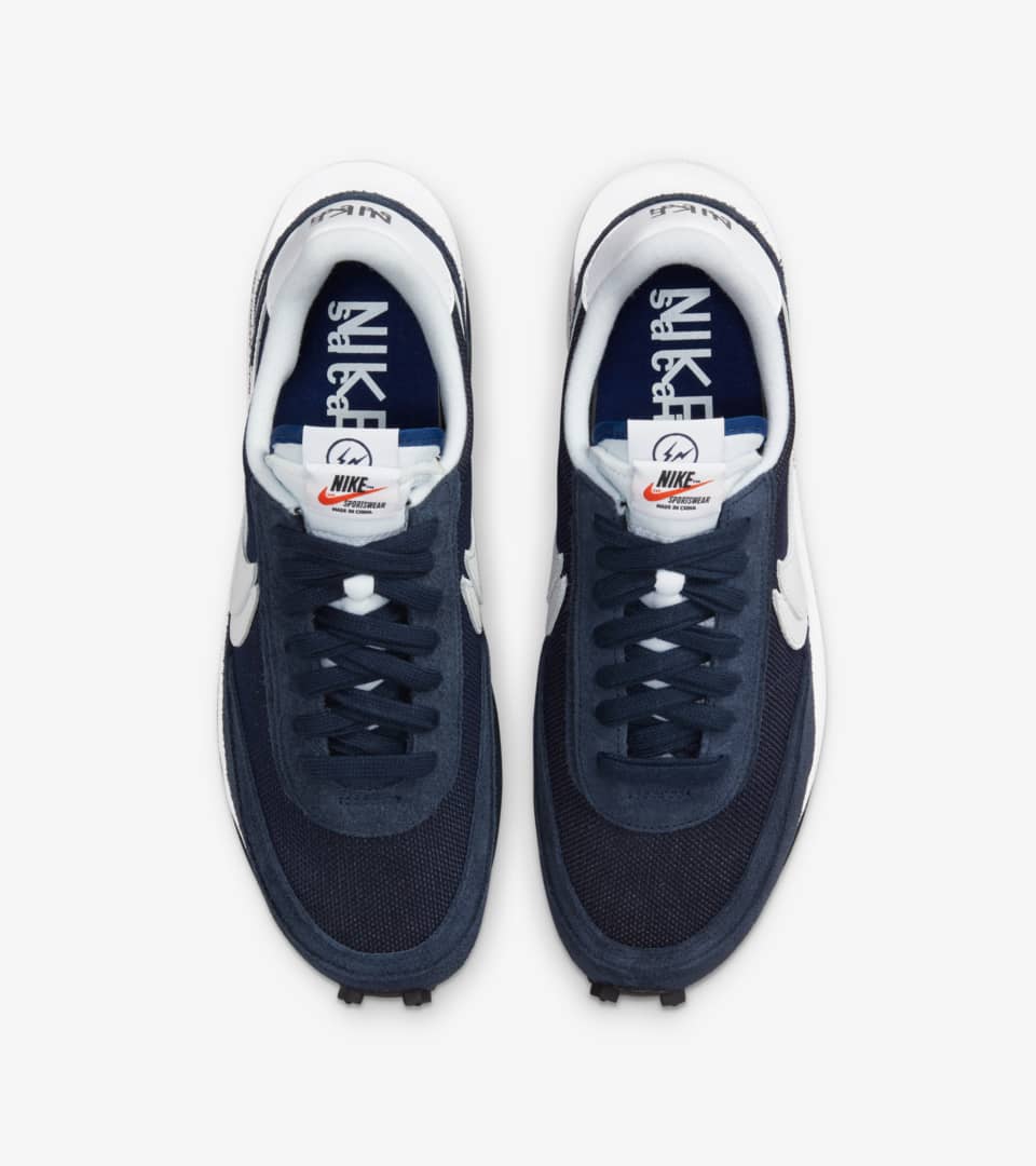 LDWaffle x sacai x Fragment 'Blackened Blue' Release Date. Nike SNKRS