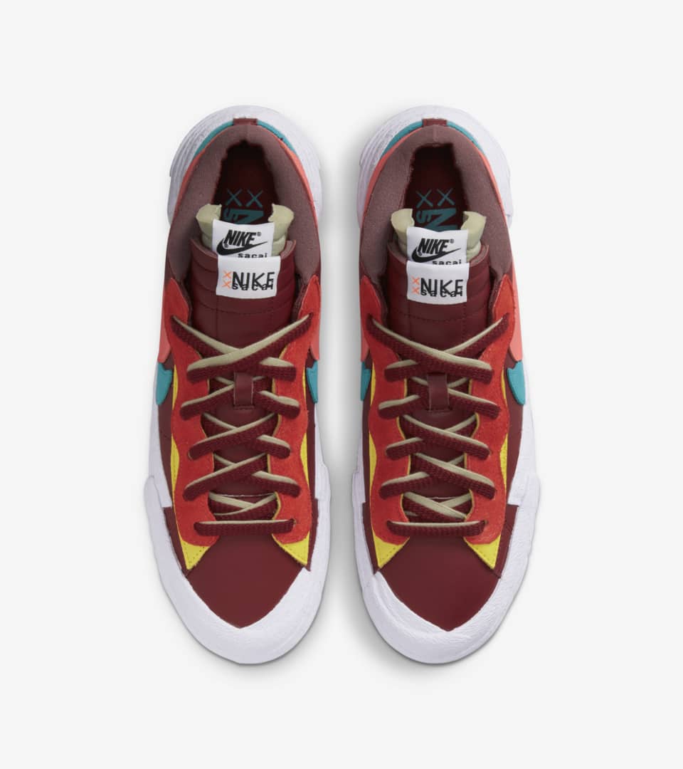 sacai x KAWS Blazer Low 'Team Red' (DM7901-600) Release Date. Nike