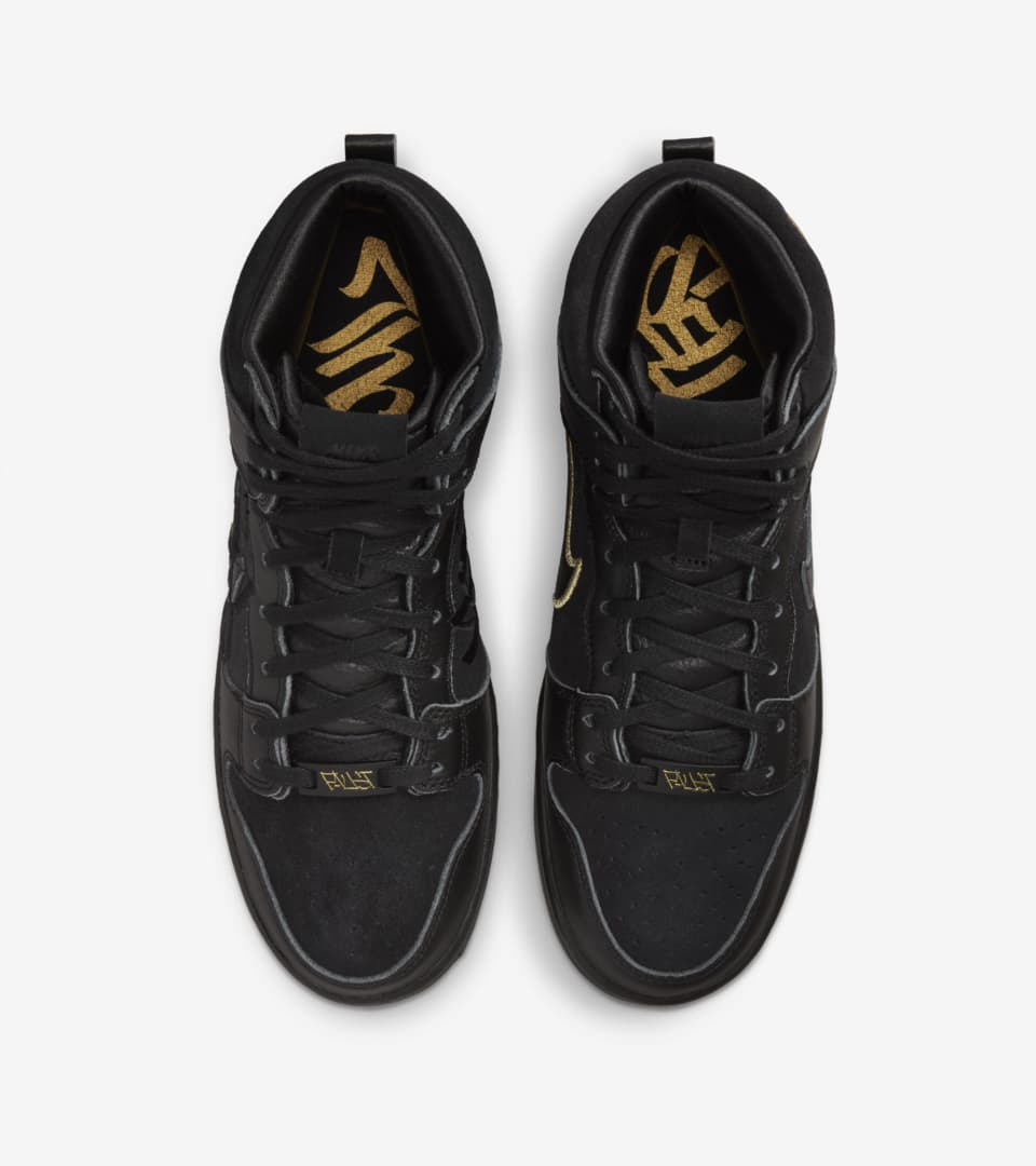 NIKE公式】SB ダンク HIGH x FAUST 'Black and Metallic Gold' (DH7755 