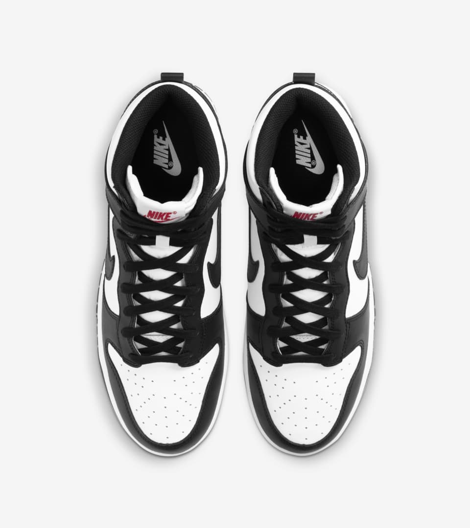 วันเปิดตัว Dunk High “Black and White”. Nike SNKRS TH