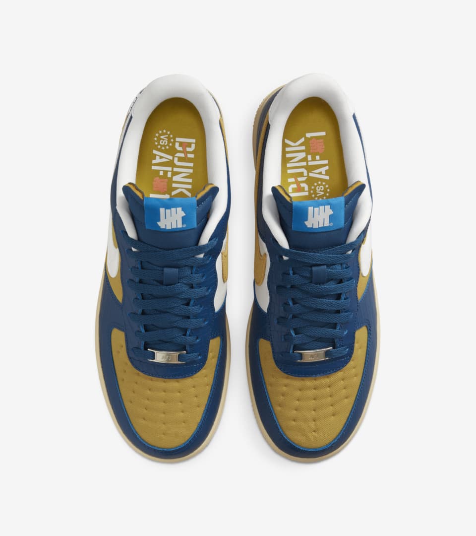 Nike Air Force 1 Low SP Undefeated 5 On It Blue Yellow Croc Men's
