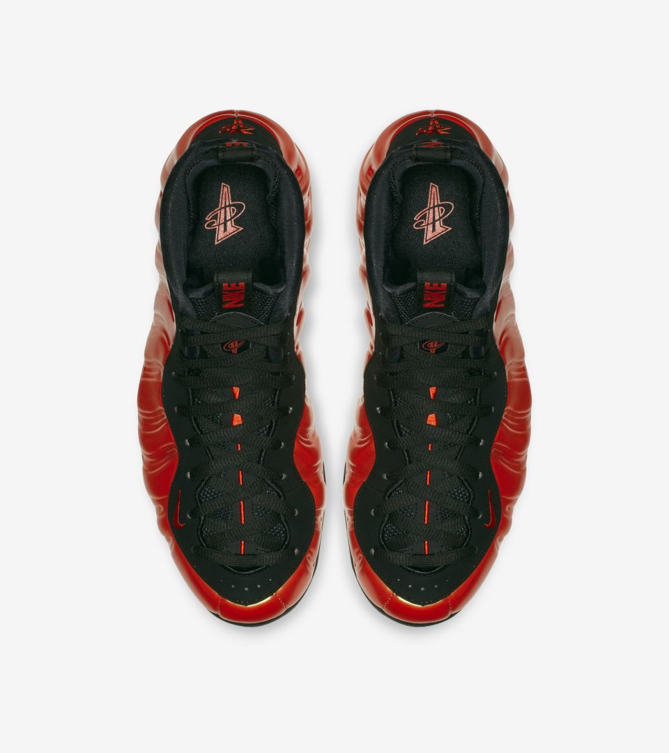 nike air foamposite one habanero red