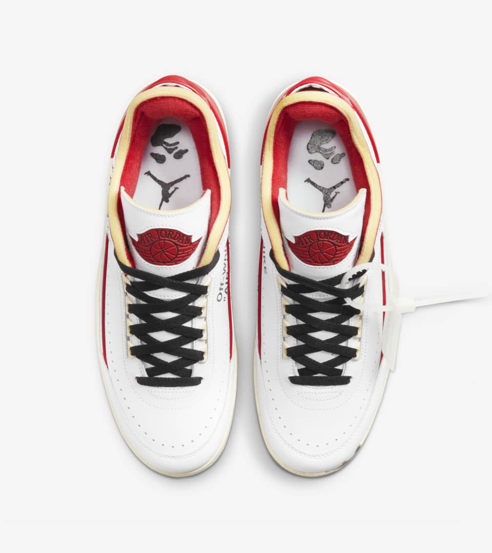 Air Jordan 2 低筒x Off-White™️ 'White and Varsity Red' (DJ4375