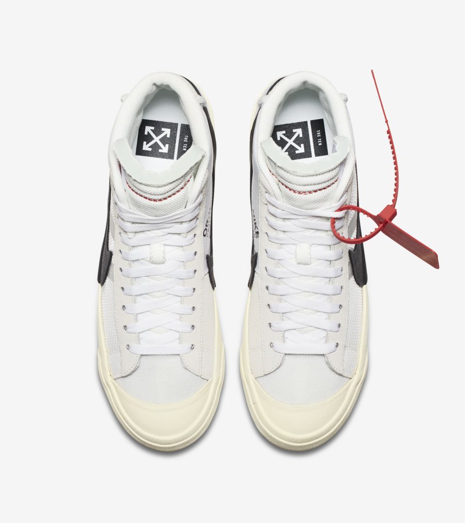 nike off white blazer mid the ten