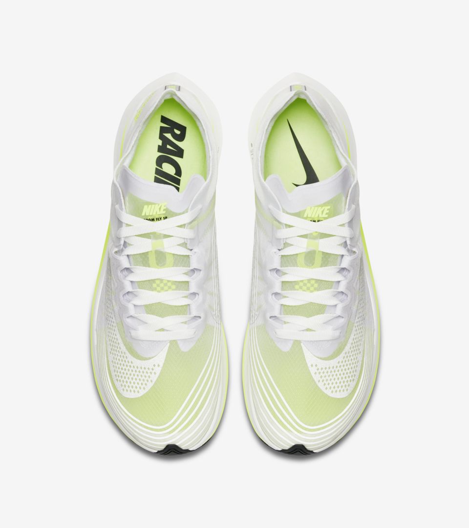 Nike Zoom Fly SP 'White \u0026 Volt Glow 