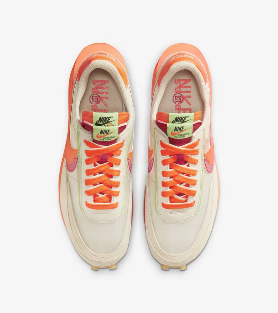 LDWaffle x sacai x CLOT 'Orange Blaze' Release Date. Nike SNKRS MY