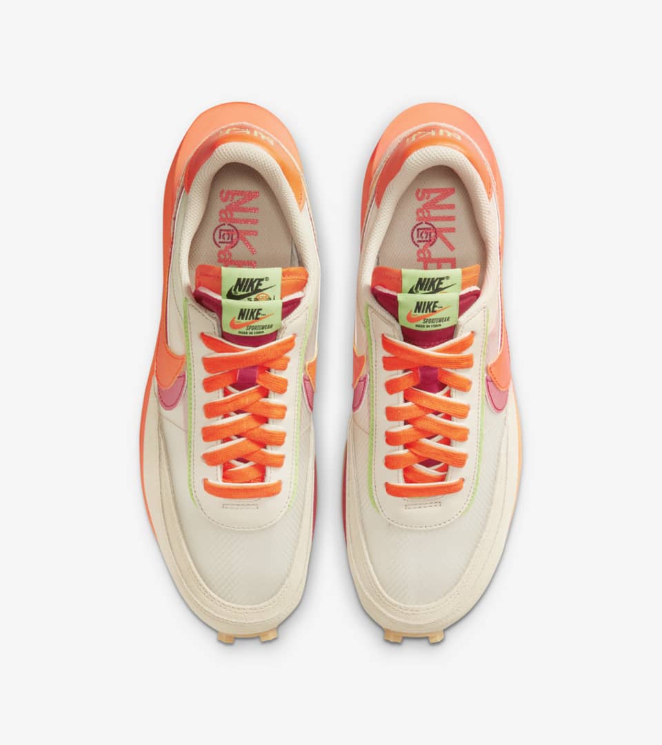 LDWaffle x sacai x CLOT 'Orange Blaze' Release Date. Nike SNKRS ID