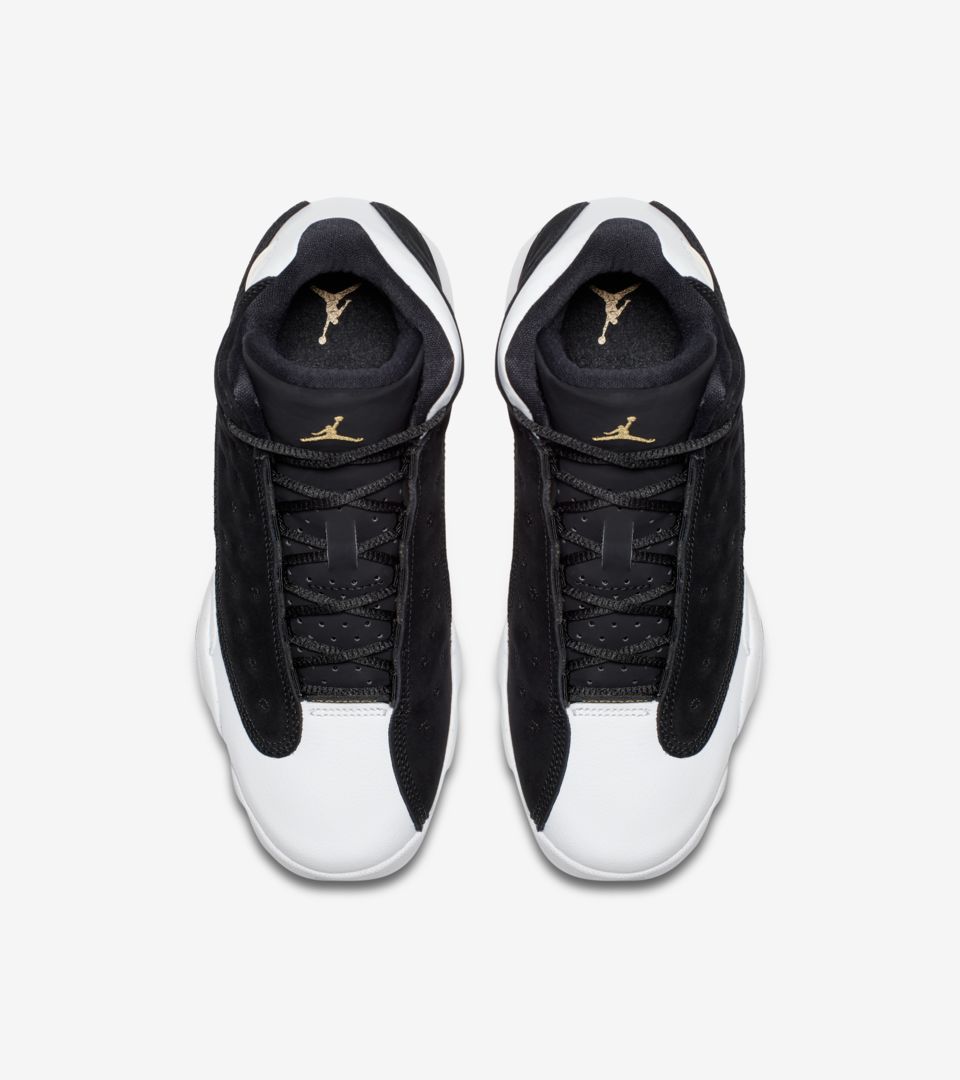 Nike Air Jordan 13 Retro City of Flight Black White Gold Gum Size 7Y 7/10  NO BOX