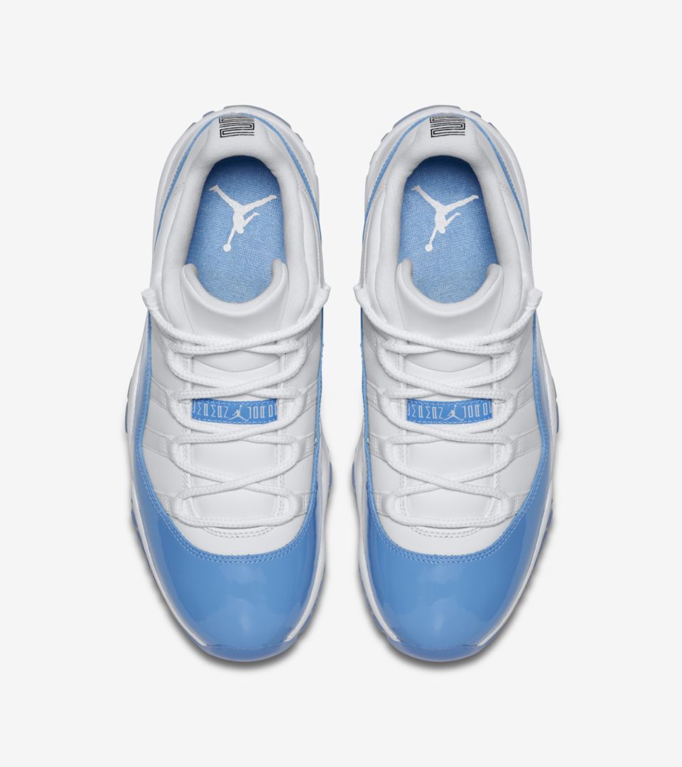 Air Jordan 11 Retro Low 'White & University Blue'. Nike SNKRS