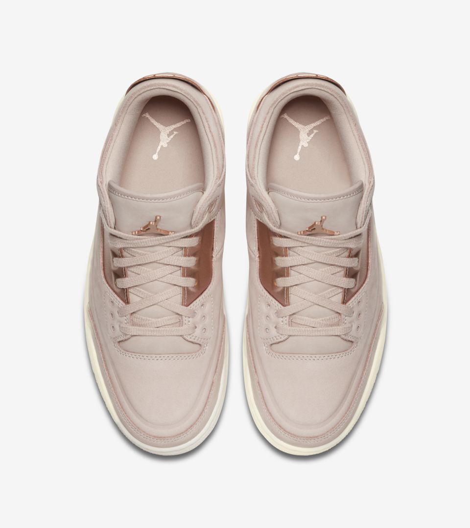 Women's Air Jordan 3 Retro 'Particle Beige & Metallic Red Bronze' Release  Date . Nike SNKRS