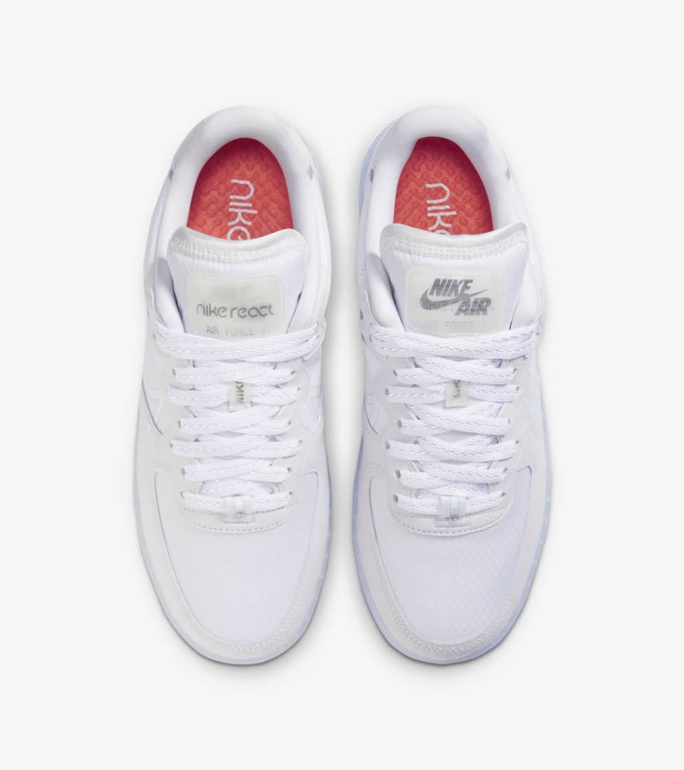 nike air force 1 react white ice precio