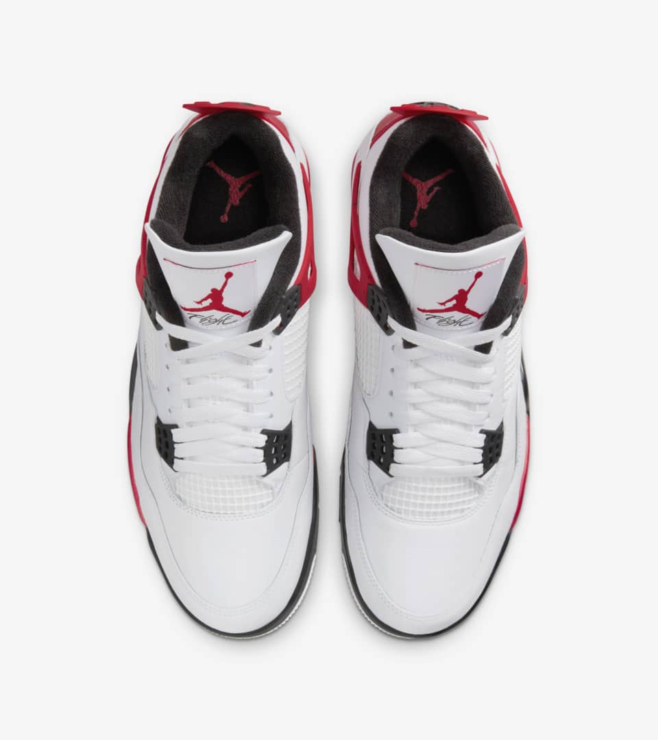 Retro 4 hot sale white red