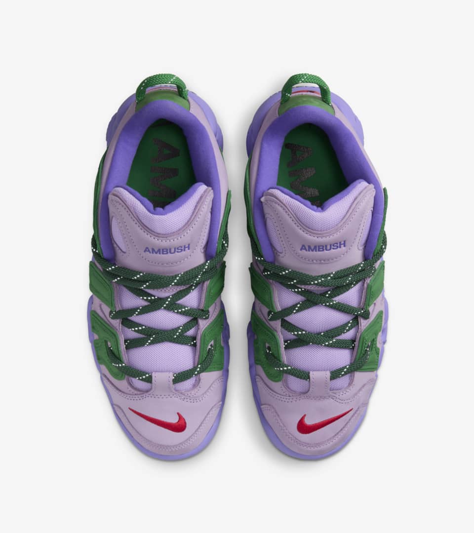 Air More Uptempo Low x AMBUSH 'Lilac and Apple Green' (FB1299-500