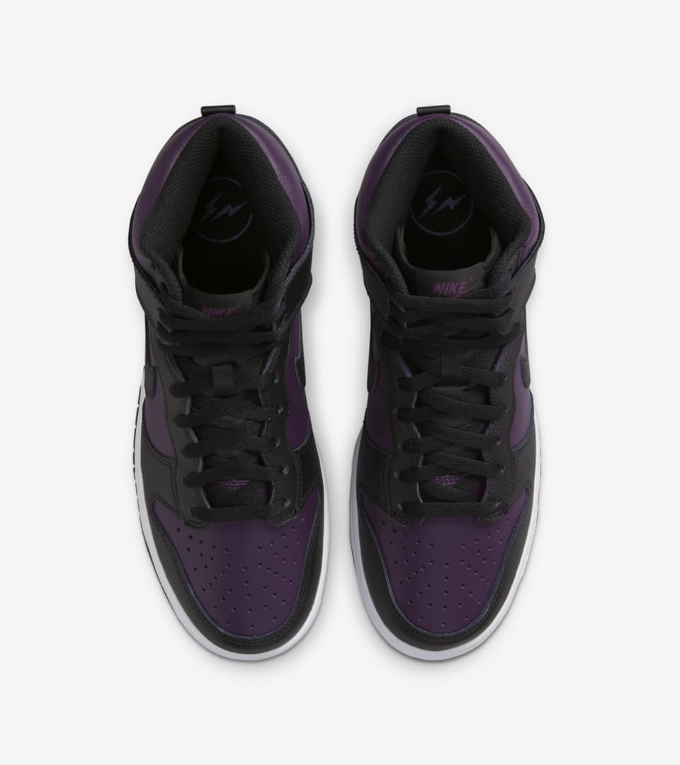 Dunk High x fragment design 'Black' Release Date. Nike SNKRS