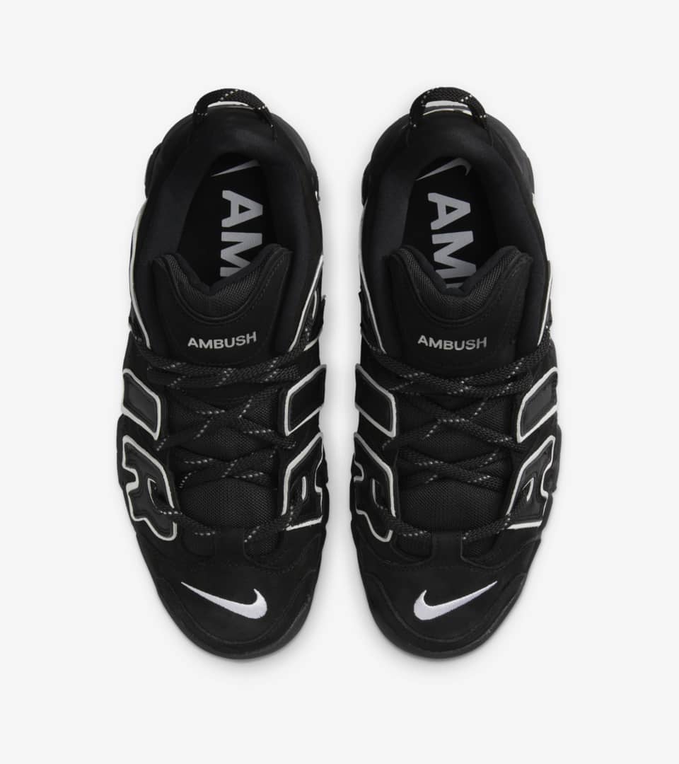 Air More Uptempo Low x AMBUSH 'Black and White' (FB1299-001