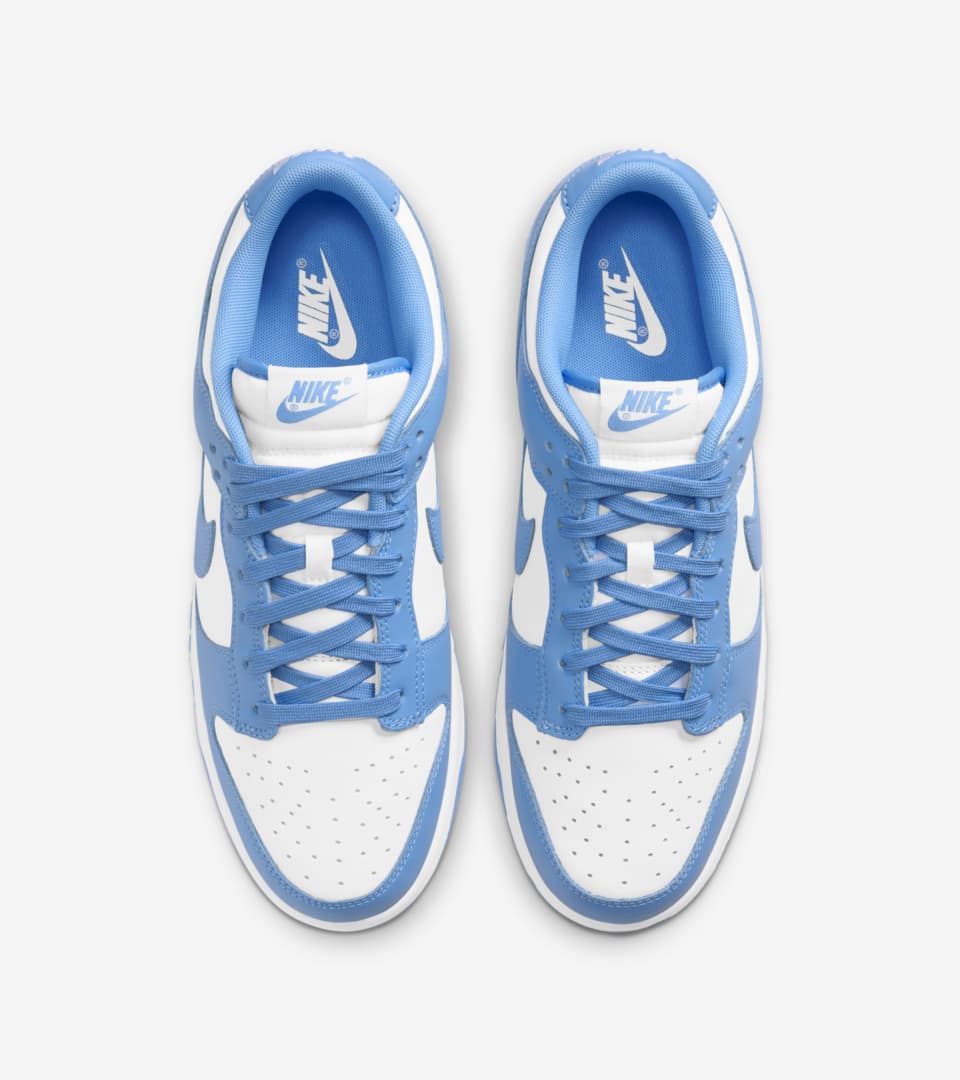 nike dunk low blue unc