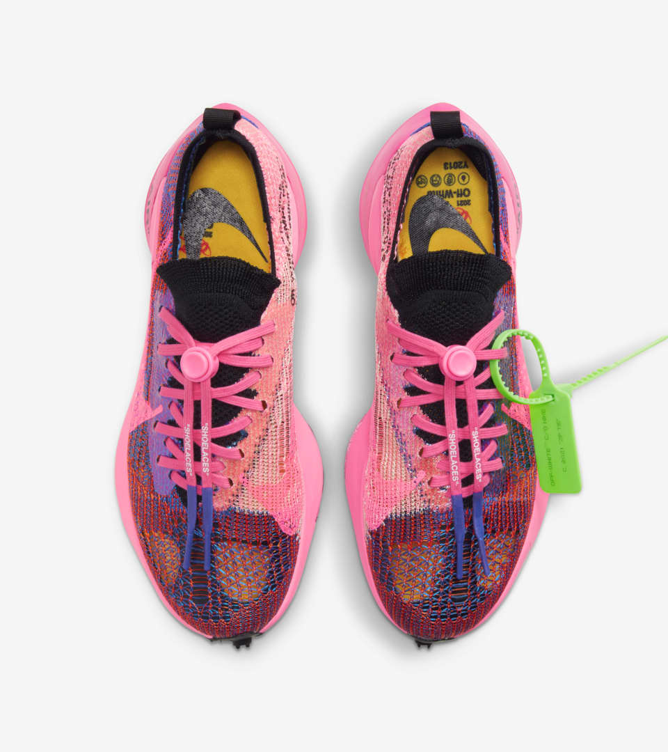 Virgil Abloh's Off-White Nike Air Zoom Tempo NEXT% Pink Glow Shock Drops -  Sneaker News