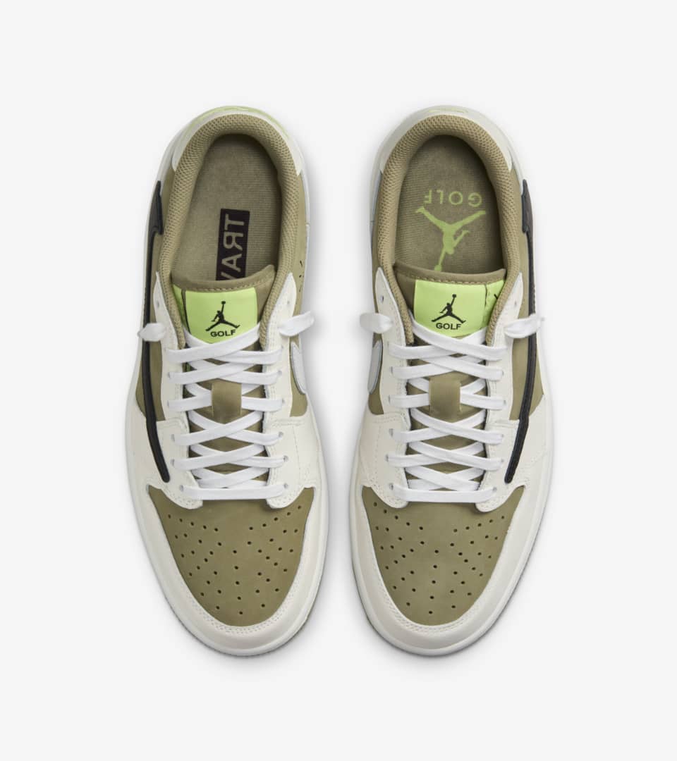 Air Jordan 1 Low Golf x Travis Scott 'Neutral Olive' (FZ3124-200