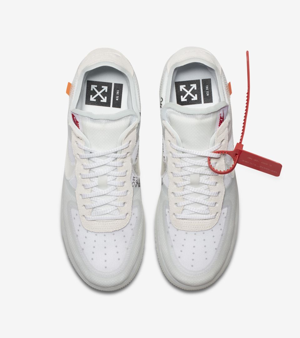 the ten air force 1 off white