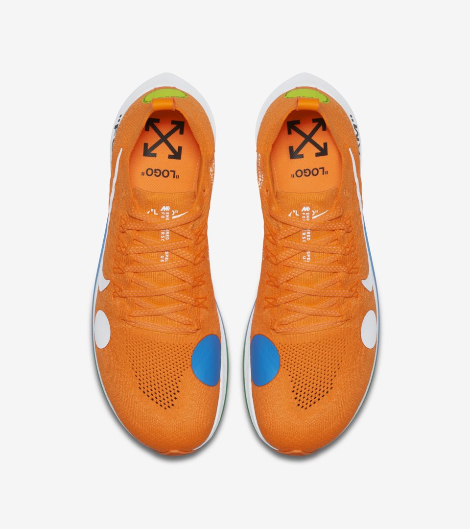 off white nike shoes orange