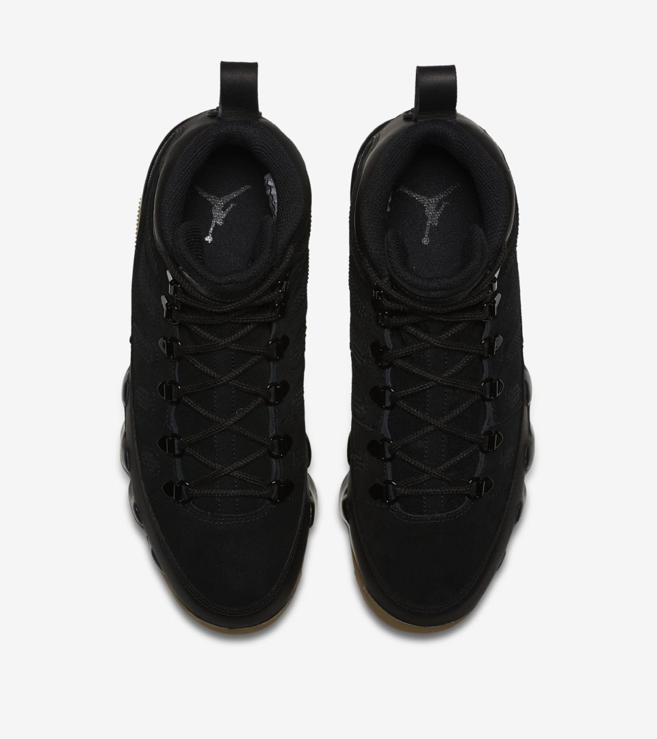Fecha de lanzamiento de las Air Jordan 9 Retro Boot NRG "Black &amp; Gum Light Brown". Nike SNKRS