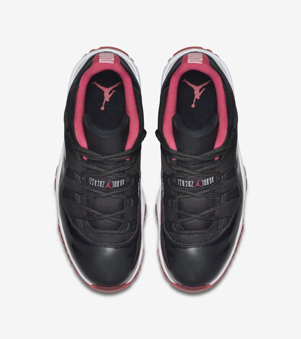 Air jordan 11 retro red and black deals