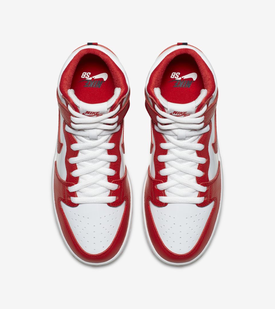 nike dunk high university red