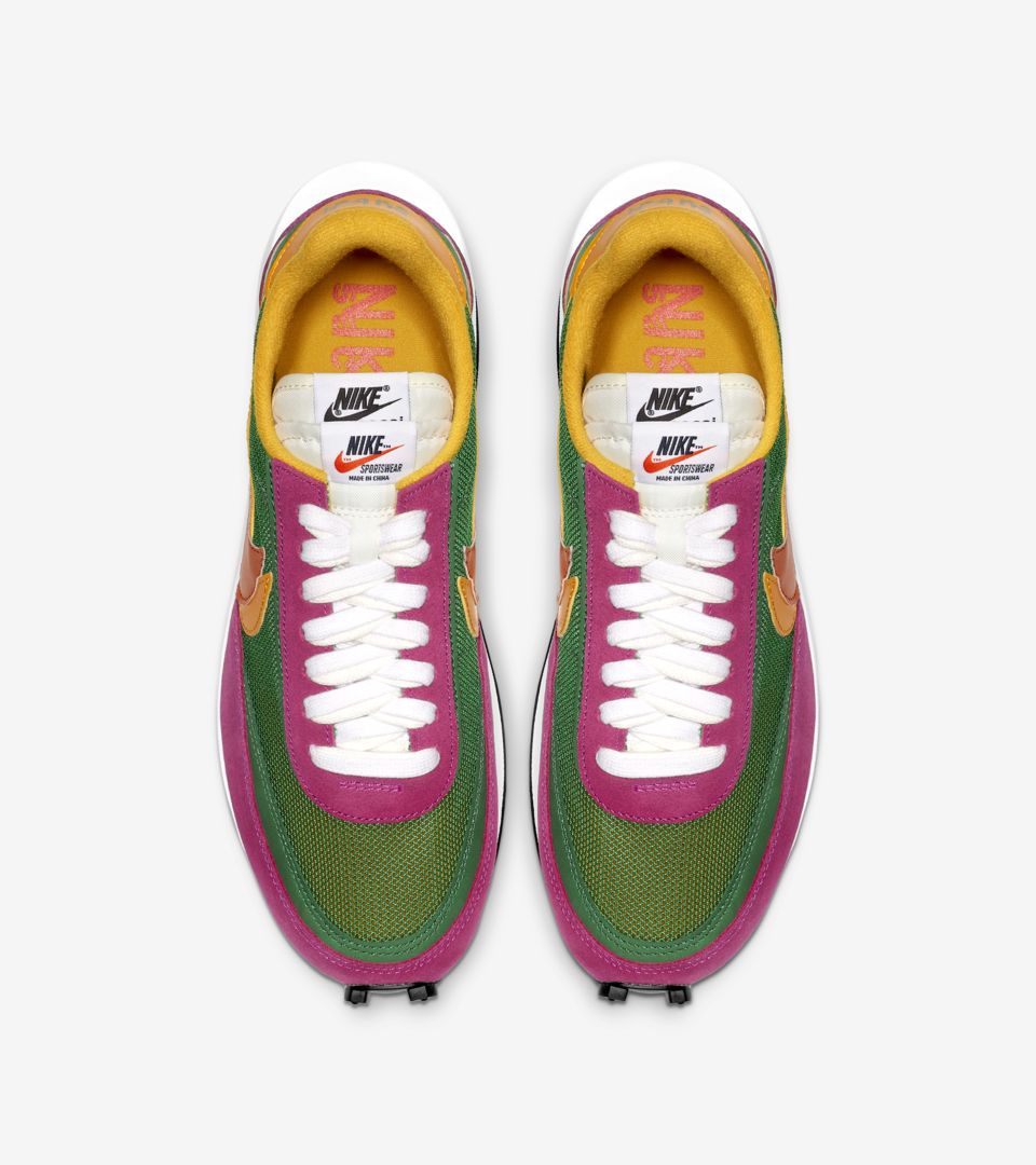 sacai x nike pine green