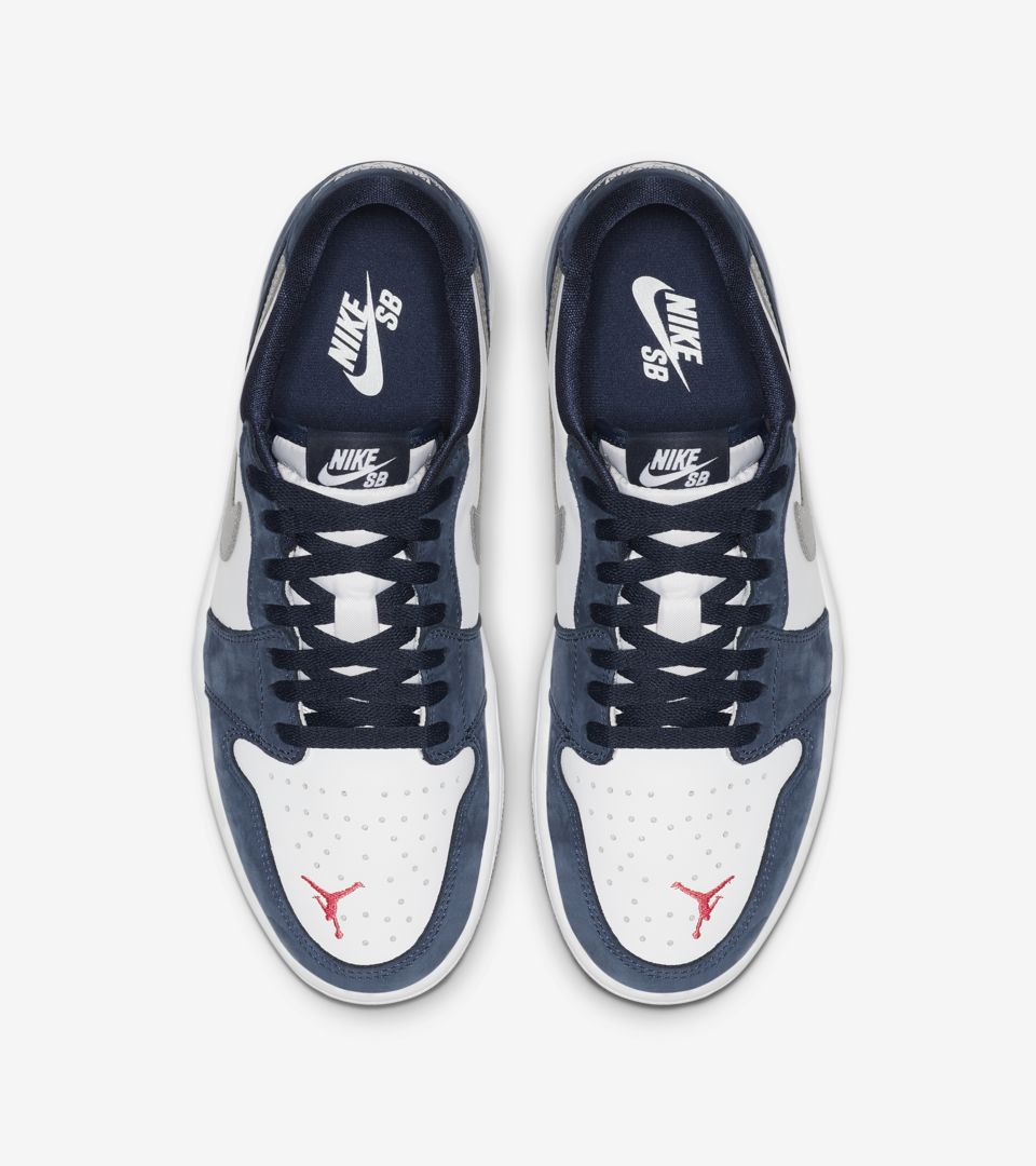 SB x Air Jordan I Low 'Midnight Navy' Release Date. Nike SNKRS