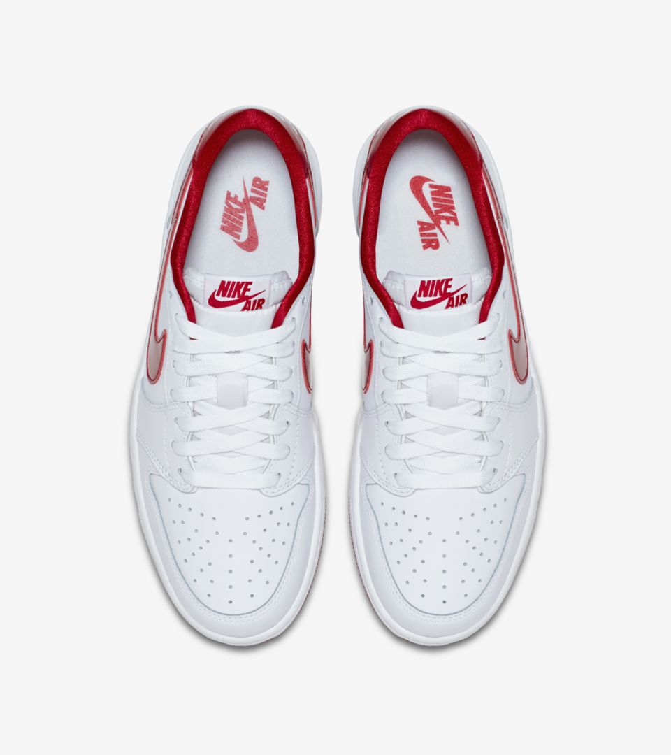 nike air jordans red and white