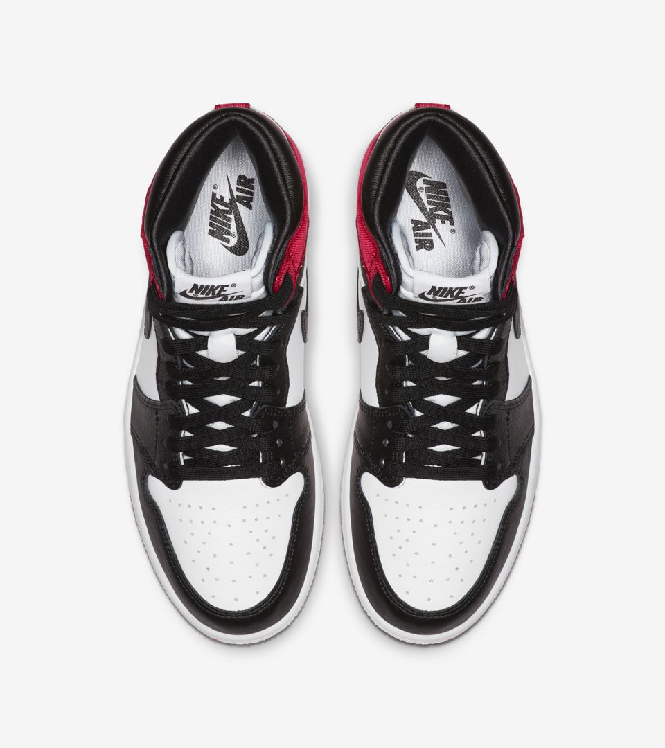 Nike jordan clearance satin black toe