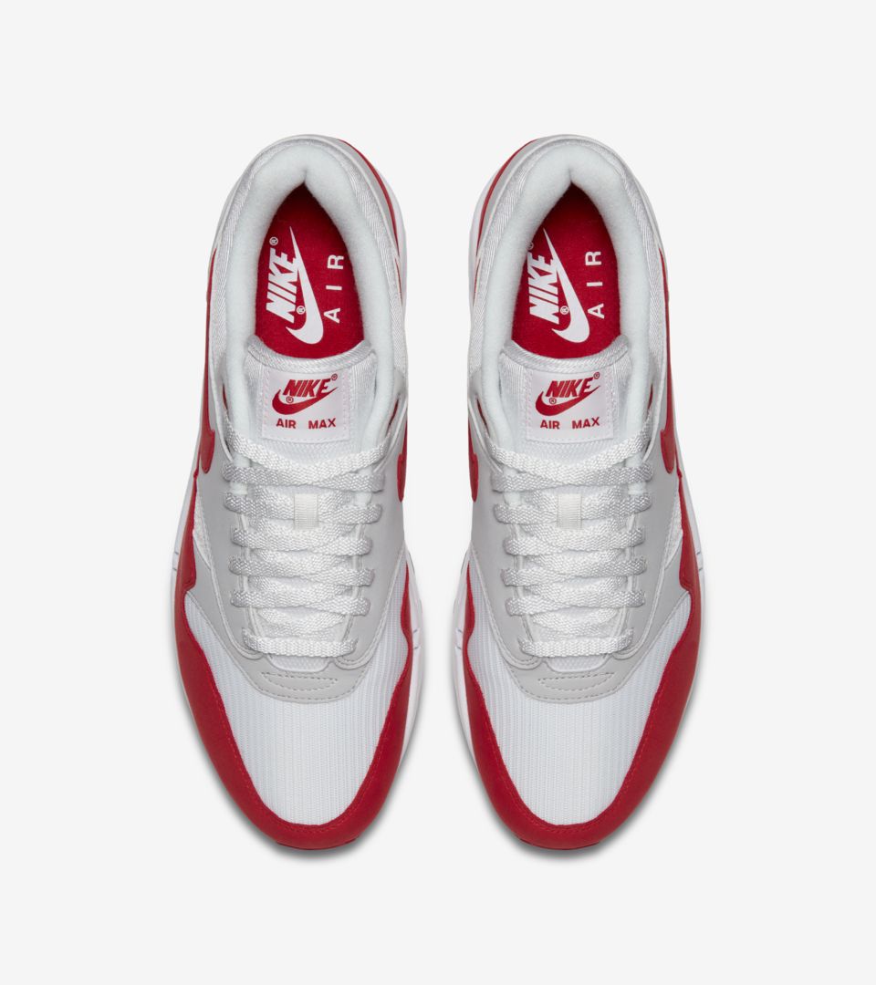 Nike Air Max 1 Anniversary 'White  University Red'. Nike SNKRS