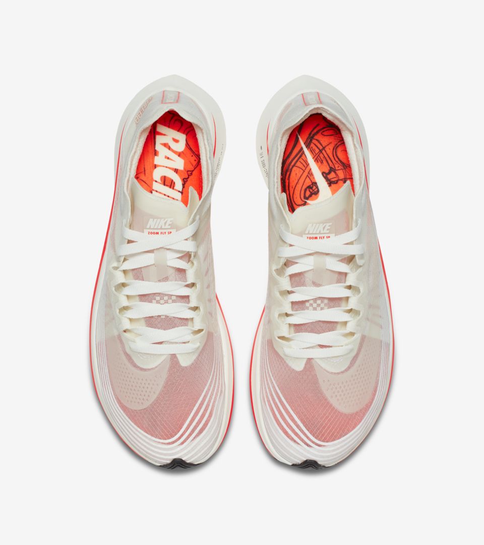 Nike Women's Zoom Fly SP 'White & Bright Crimson' Release