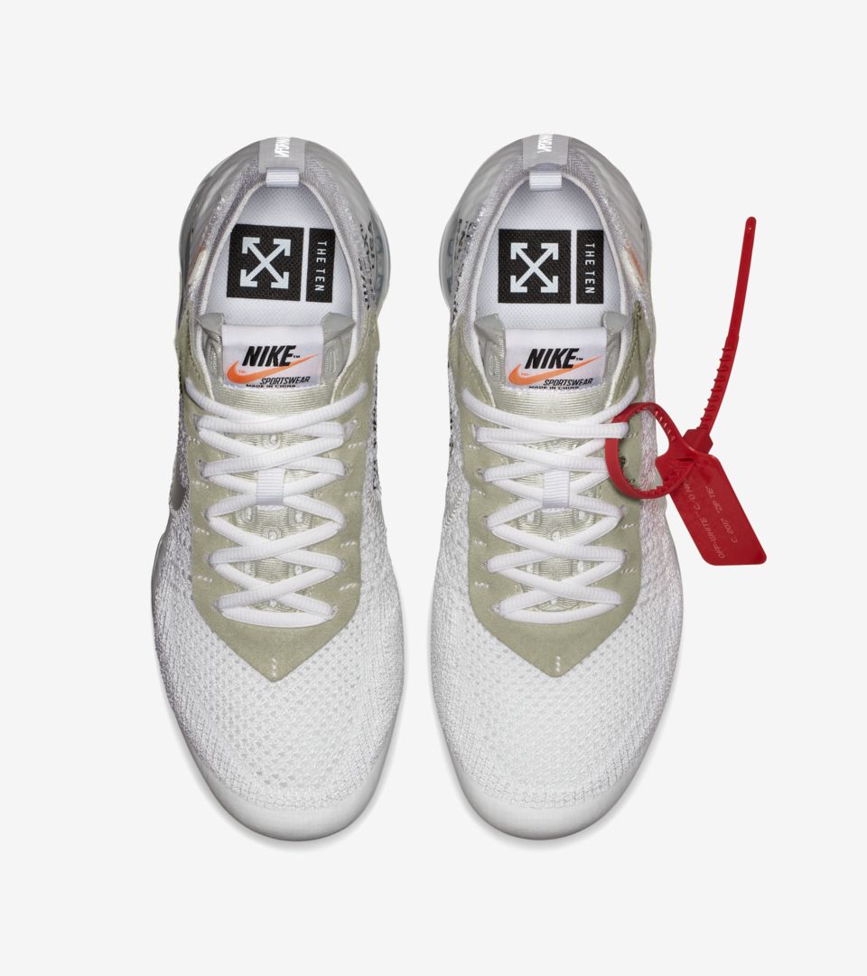 NIKE公式】ナイキ The Ten エア ヴェイパーマックス オフホワイト 'White' (AA3831-100 / VaporMax off- white). Nike SNKRS JP