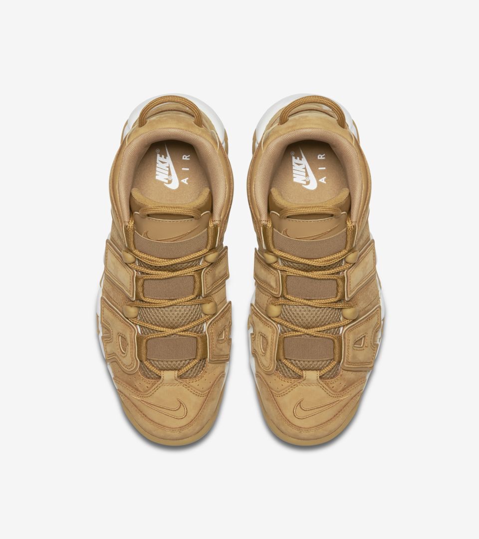 nike air more uptempo wheat flax